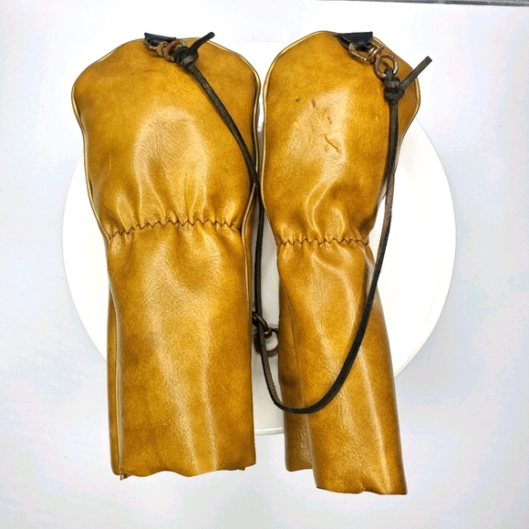 MacGregor Other Vintage Macgregor Leather Golf Club Head Covers